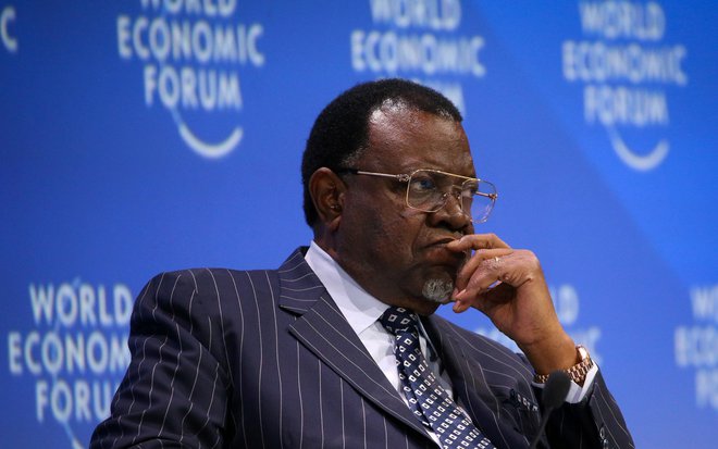 Namibijski predsednik Geingob bivšo kolonialno silo sicer kritizira tudi zaradi uporabe besedne zveze &raquo;zdravljenje ran&laquo;.FOTO: Sumaya Hisham/Reuters