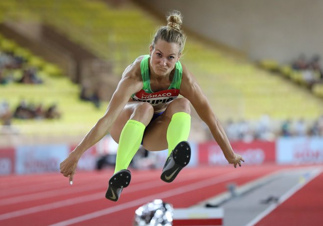 Neja Filipič je v monaški kneževini poletela do petega mesta. FOTO: Valery Hache/Reuters