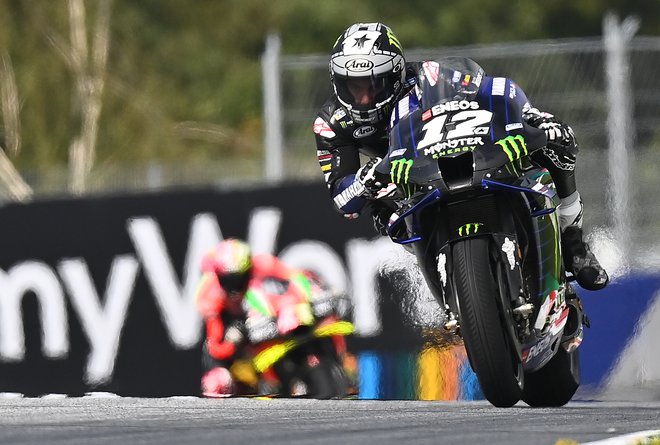 Maverick&nbsp;Viñales je osvojil pole position v Spielbergu. FOTO: Joe Klamar/AFP