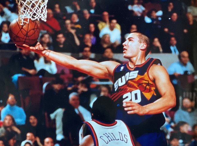 Marko Milič je leta 1998 dosegel prve slovenske točke v končnici lige NBA. FOTO: Osebni Arhiv