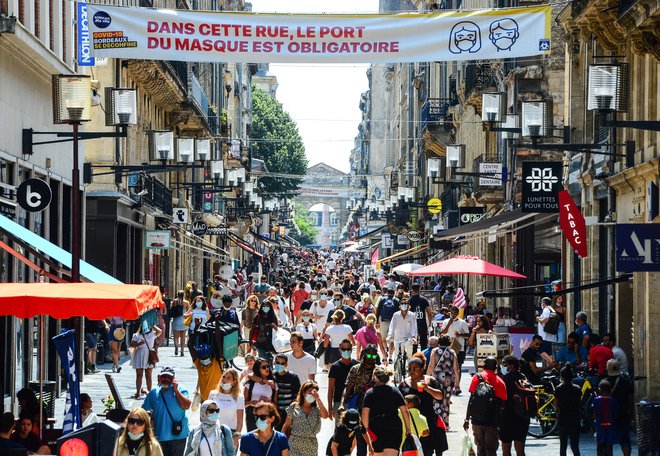 Gneče v Bordeauxu. FOTO: Mehdi Fedouach/AFP