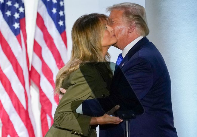 Melania Trump je v govoru med drugim povedala, da Donald ne izgublja časa za igranje politike. FOTO: Reuters