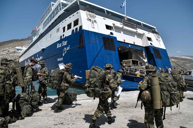 V vzhodnem Sredozemlju ne kaže dobro. Stari svet se pospešeno militarizira. FOTO:&nbsp;Louisa Gouliamaki/AFP