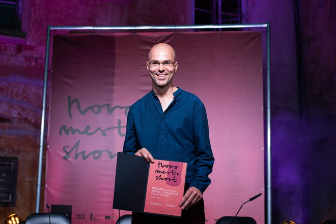 Sergej Curanović je prejemnik nagrade novo mesto. FOTO: Ema Koncilija