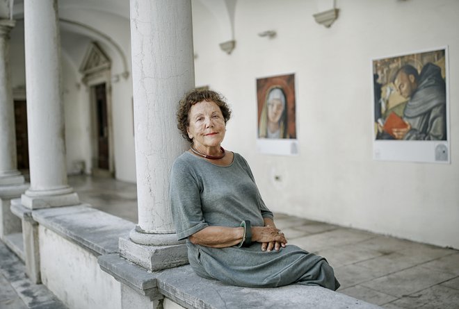 Sonja Ana Hoyer - slovenska umetnostna zgodovinarka, konservatorka svetnica, likovna kritičarka in pedagoginja. FOTO: Blaž Samec