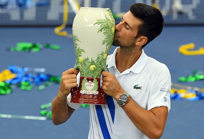 Po zmagi na svojem 35. turnirju serije masters je Novak Đoković spregovoril še o svojih dejavnostih zunaj teniških igrišč. FOTO: Robert Deutsch/USA TODAY Sports