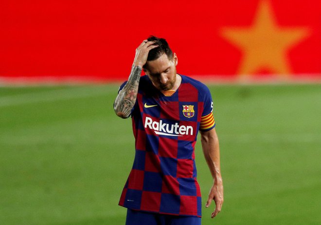 Lionel Messi se je znašal na razpotju imenitne nogometne poti.<br />
Foto Albert Gea/Reuters