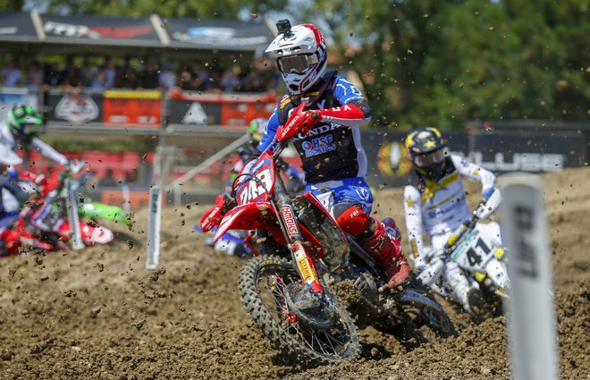 Tim Gajser si v Italiji obeta boljši izkupiček kot v Latviji. FOTO: Matej Družnik/Delo