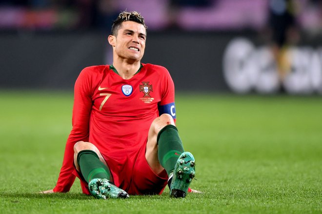 Ronaldo je zbral že 99 golov za Portugalsko. FOTO: Fabrice Coffrini/AFP