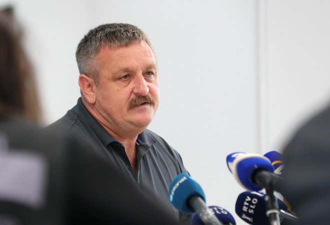 Milan Vogrinec, vodja celjskih kriminalistov, je razkril nekaj informacij sobotnega kaznivega dejanja v Žalcu. FOTO: Dejan Javornik/Slovenske novice
