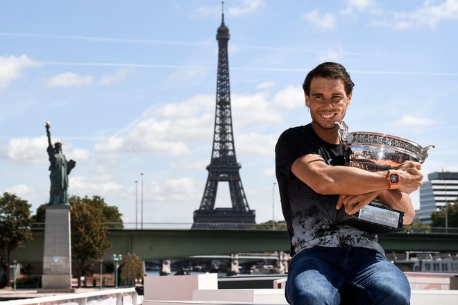Španec Rafael Nadal je teniški kralj zadnjega desetletja v Parizu.<br />
FOTO: Christophe Simon/AFP