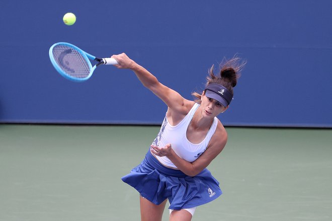 Cvetana Pironkova se je na svojem prvem turnirju po triletni odsotnosti zavihtela v četrtfinale. FOTO: Al Bello/AFP