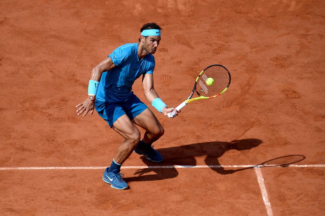 Rafael Nadal se je sprehodil skozi polfinale. Foto Christophe Simon/AFP