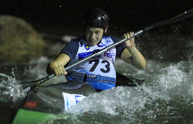 Simon Oven je zasedel drugo mesto. Foto Tadej Regent/Delo