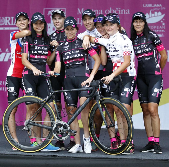 Giro Rosa ekip BTC City Ljubljana 2.7. 2015
