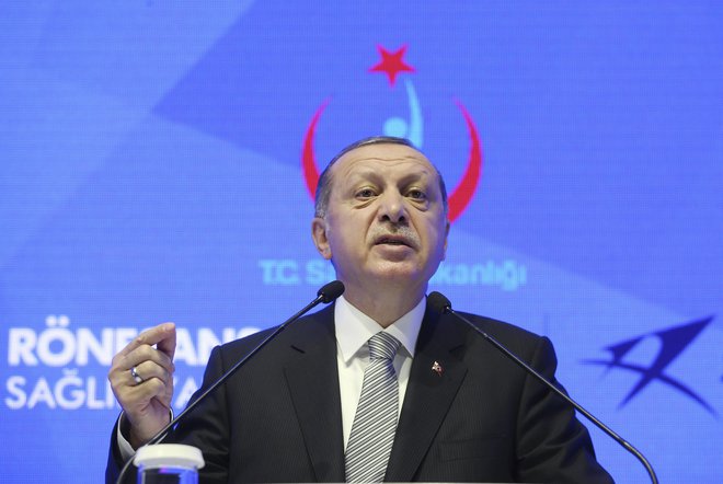 Turški predsednik Recep Tayyip Erdogan Foto: AP