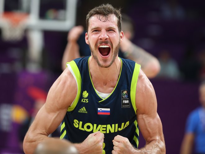 Goran Dragić na lanskem evropskem prvenstvu v košarki FOTO: Reuters