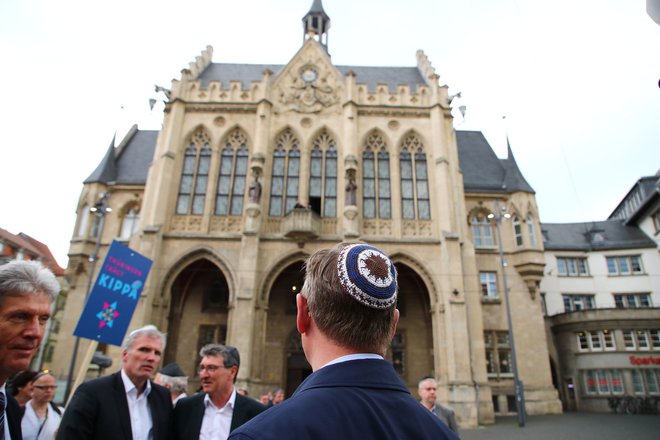 Judovske ustanove  v Berlinu že dolgo &shy;potrebujejo zaščito. FOTO: AFP