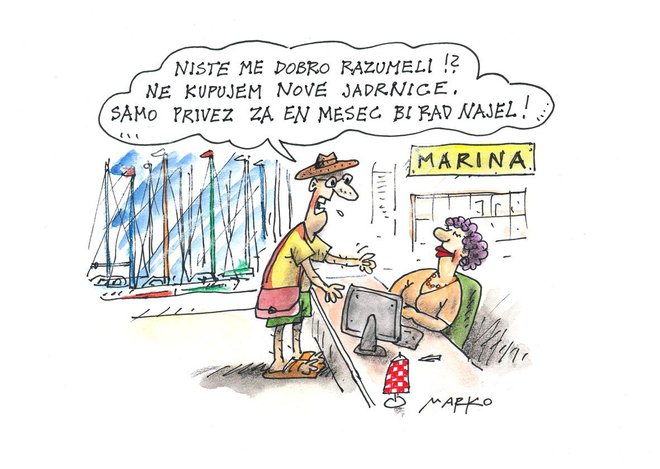 Čar turizma je možnost izbire po svojem okusu. KARIKATURA: Marko Kočevar