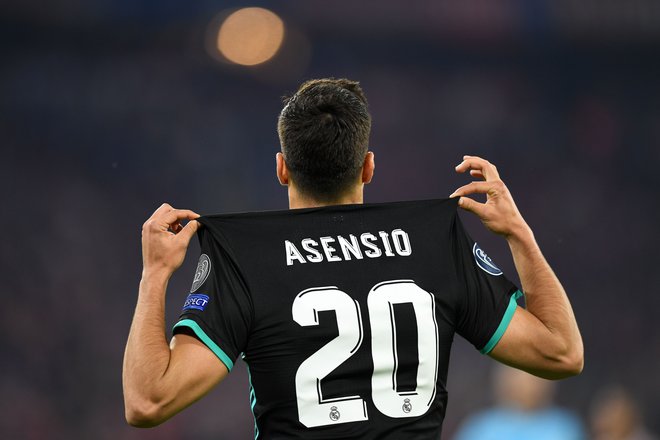 Marco Asensio je vstopil v igro v drugem polčasu in znova potrdil svoje neizmeren talent. FOTO: AFP