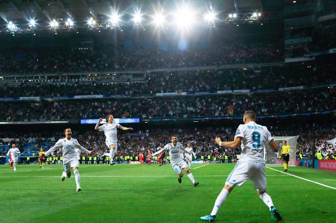 Karim Benzema je tokrat zabil dva gola. FOTO: AFP
