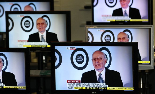 Za Ruperta Murdocha je to že drugi poskus prevzema največjega evropskega medijskega in telekomunikacijskega podjetja. FOTO: Reuters
