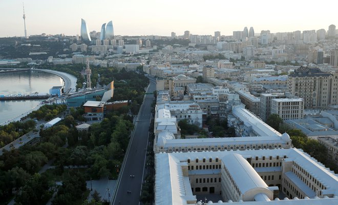 Baku, prestolnica Azerbajdžana.