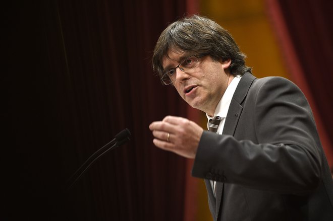 Carles Puigdemont ne bo predsednik Katalonije. FOTO: AFP