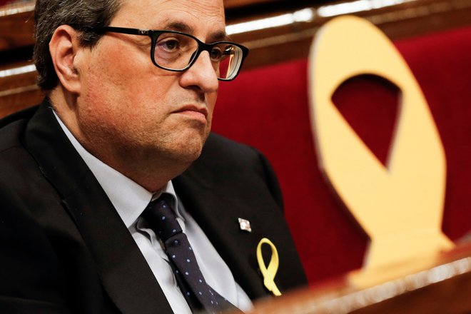 55-letnega Torro je za novega kandidata za predsednika predlagal Puigdemont, ki v Nemčiji čaka na odločitev o izročitvi Španiji. FOTO: Pau Barrena/AFP