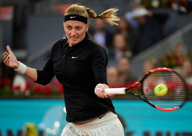 Petra Kvitova se je izstrelila med favoritinje Roland Garrosa. FOTO: Javier Soriano/Afp