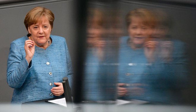 Nemčija se mora zavedati nujnosti svoje &raquo;dobrohotne&laquo; vloge, saj prazne prostore lahko zapolnijo nevarne sile. FOTO: AFP/Tobias Schwarz