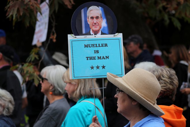 Namesto posebnega preiskovalca Roberta Muellerja govorijo njegova dejanja. FOTO: Reuters