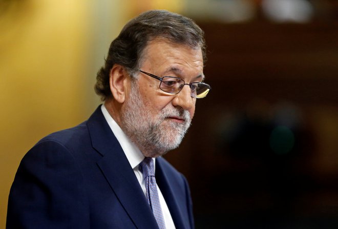 Mariano Rajoy je Torro danes pozval, naj oblikuje vlado, ki se bo lahko ohranila, bo spoštovala zakonodajo in se &raquo;resno pogovarjala&laquo;.FOTO: Andrea Comas/Reuters