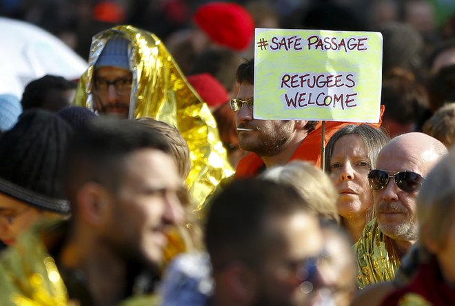 Pozivov k bolj človekoljubni politiki do migrantov v Belgiji ni malo. FOTO: Reuters