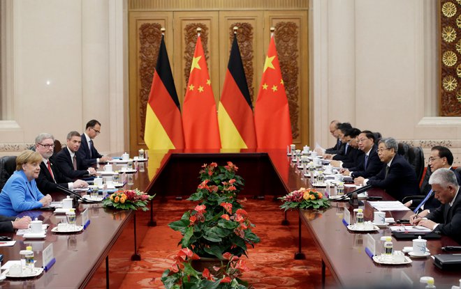 Pogovori med državama se bodo nadaljevali že 9. julija v Berlinu, ko bodo potekale skupne konzultacije nemške in kitajske vlade. FOTO: Jason Lee/Reuters