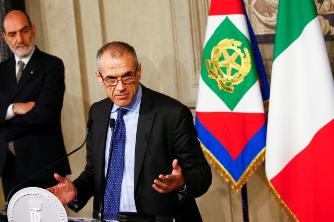 Bo Cottarelli uspešen pri sestavi vlade? FOTO: Tony Gentile/Reuters