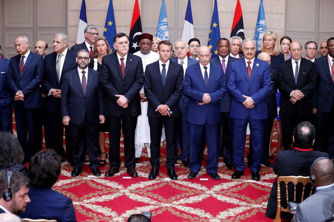 Mednarodna konferenca o Libiji v Elizejski palači v Parizu FOTO: Reuters