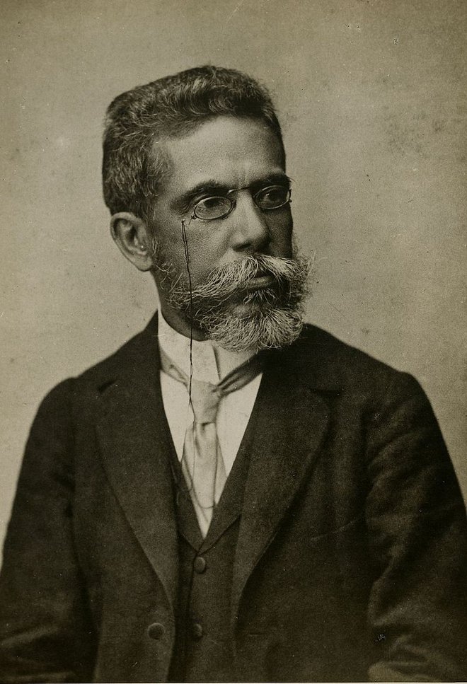 Joaquim Maria Machado de Assis je bil iz rasno mešane družine in je prvih petdeset let preživel v deželi, v kateri je še obstajalo suženjstvo. Foto Wikipedia