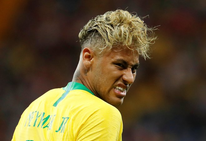 Neymar je na svetovno prvenstvo prišel z novo pričesko. FOTO: Reuters