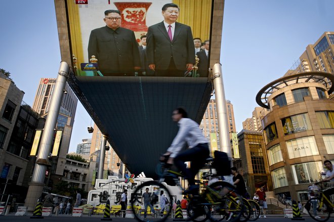 Od konca marca je Kim že tretjič obiskal Kitajsko. FOTO: AP