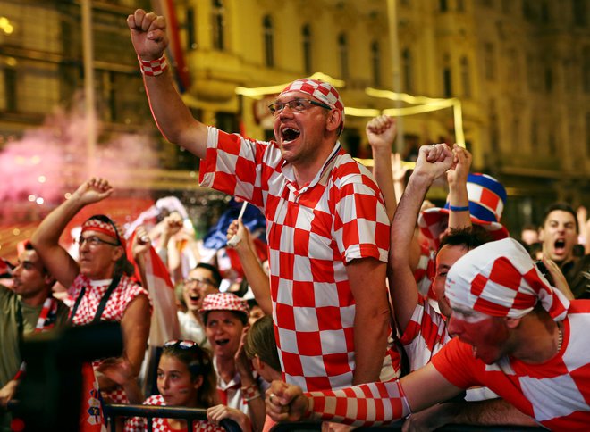 Slavje v Zagrebu. FOTO: Reuters