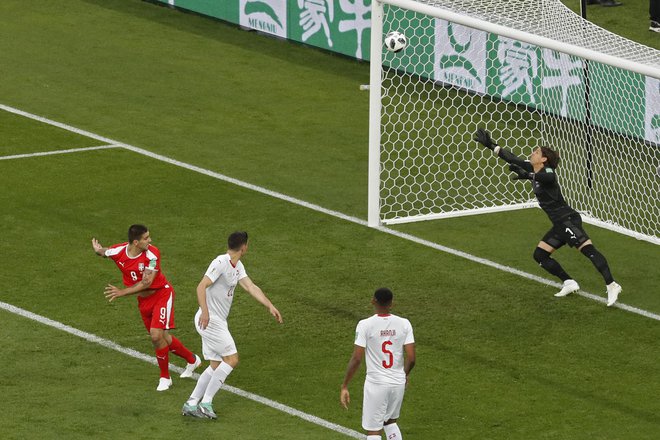 Aleksandar Mitrović je zadel že v peti minuti. Foto Antonio Calanni/AP