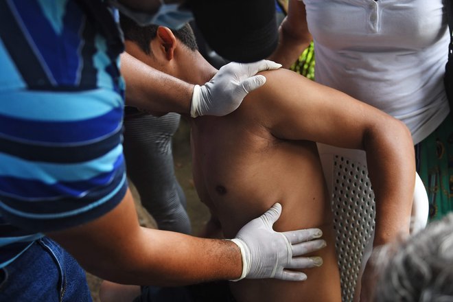 V protestih je bilo rnajenih več kot 1300 ljudi. FOTO: Marvin Recinos/Afp