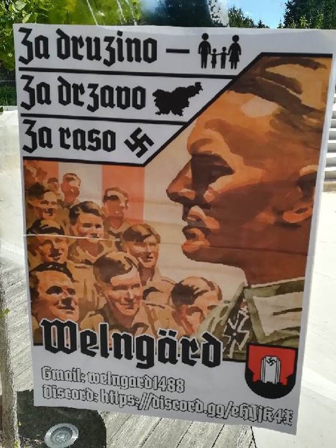 Eden izmed plakatov, ki so se zjutraj pojavili v središču Velenja. Foto: facebook/javno