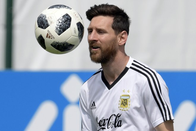 Lionel Messi je bil med argentinsko generalko za spopad z Nigerijo vsaj navzven dobre volje.