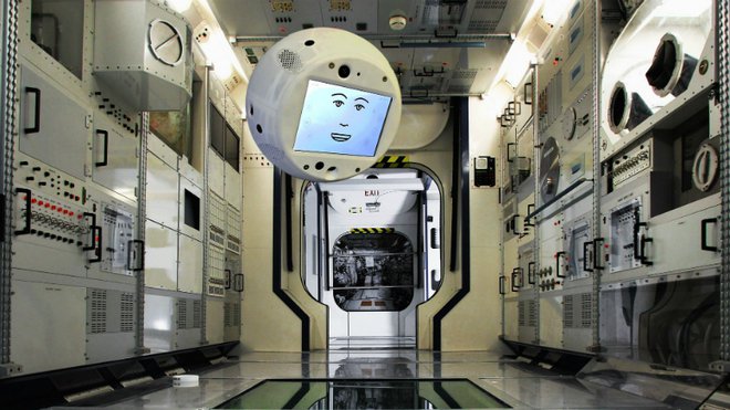 Cimon bo pol leta preživel na Mednarodni vesoljski postaji. FOTO: Nasa