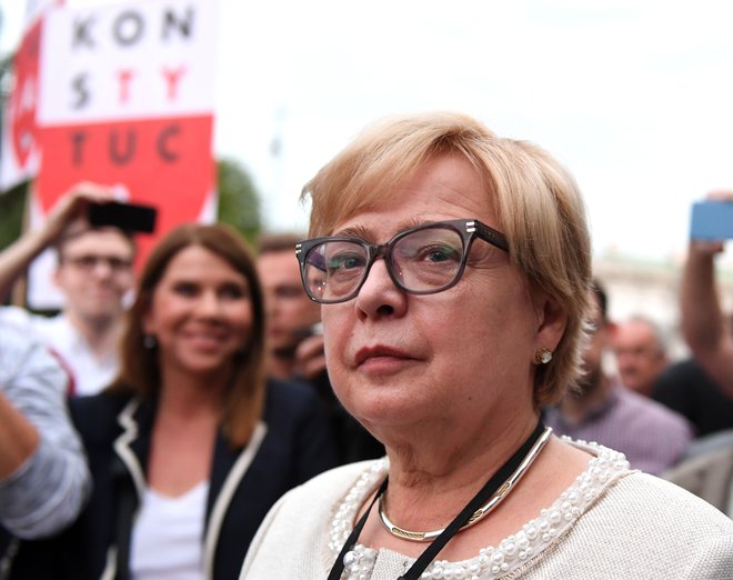 Predsednica vrhovnega sodišča Poljske<strong> </strong> Malgorzata Gersdorf. FOTO: AP