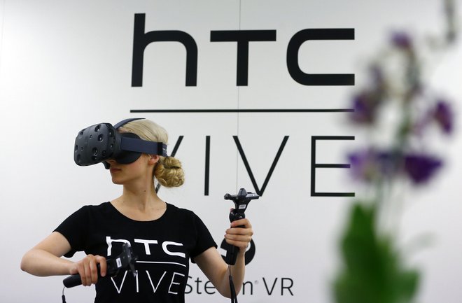 HTC velja za enega največjih tehnoloških podjetij na področju navidezne resničnosti. FOTO: Reuters