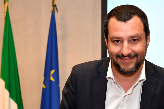Matteo Salvini obžaluje, da etnično čiščenje ne bo popolno: &raquo;Italijanskih Romov žal ne bomo mogli izgnati.&laquo; FOTO: AFP