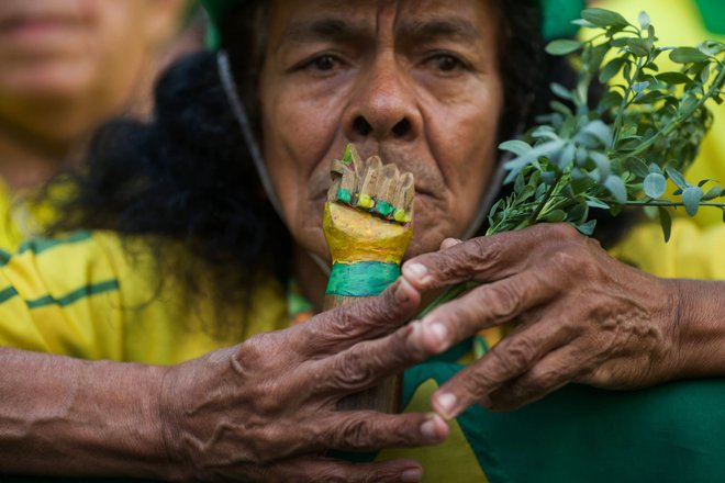 Brazilski navijači niso skrivali razočaranja. Foto Mauro Pimentel/AFP